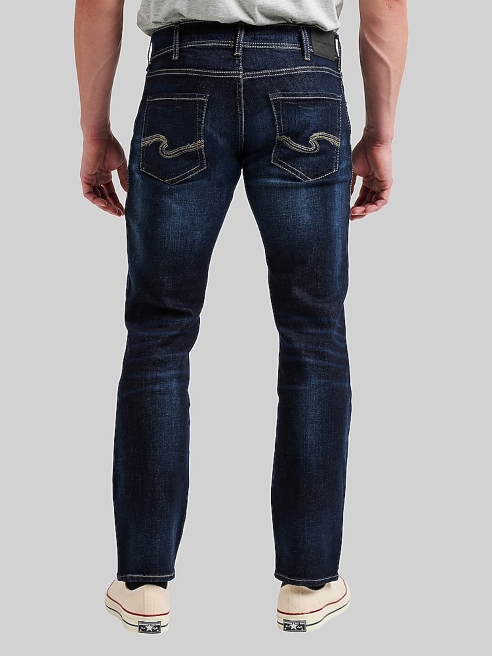 Silver Jeans Dark Blue Slim Straight Men's Jeans